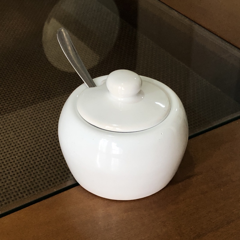 Açucareiro de porcelana