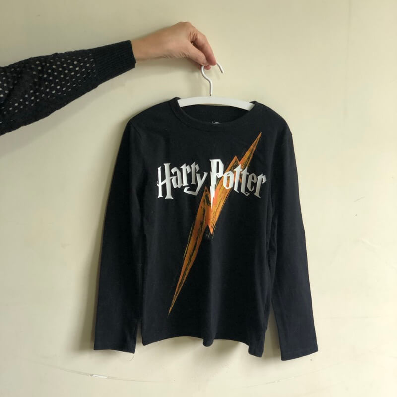 Camisa Harry Potter preta