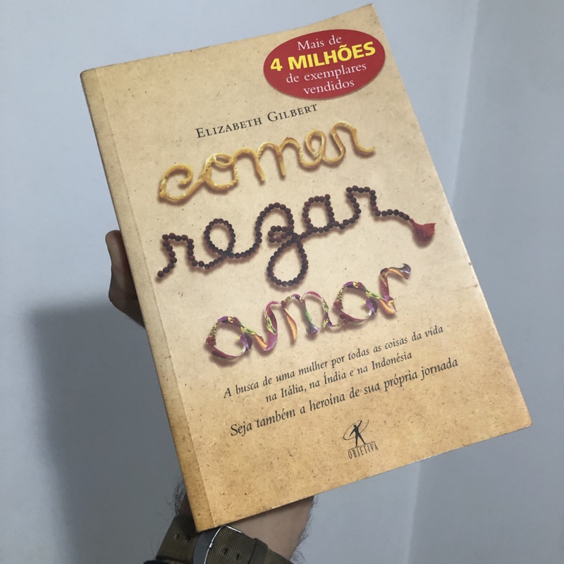 Livro Comer Rezar Amar