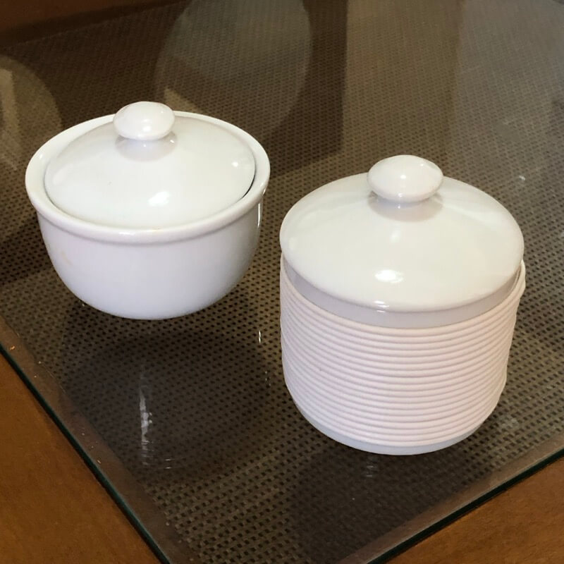 Potinhos para cuidados do bebê