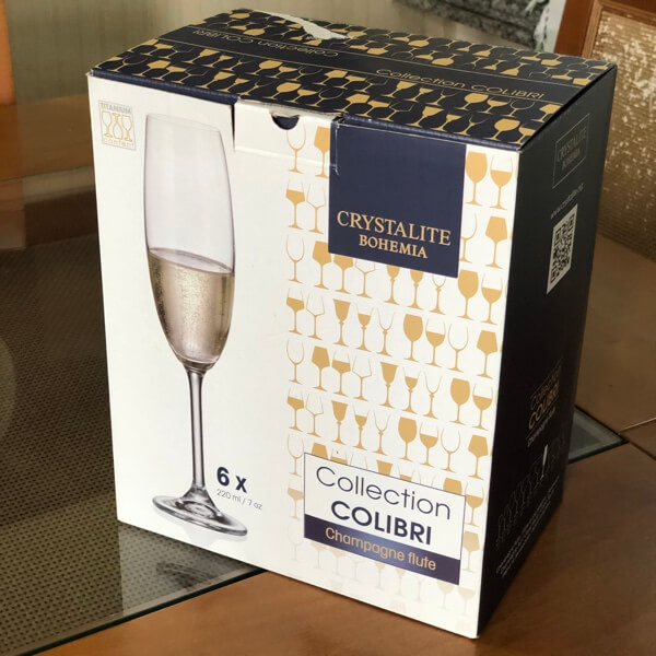 Taças para champagne Bohemia